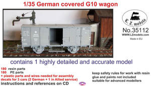 LZ Models 35112 - 1:35 German G10 Covered Wagon (na zamowienie/for order) - 2824111876
