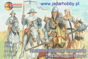 Mars 72053 Teutonic Mounted Sergeants (1-st half of the XV century) (1:72) - 2824112246