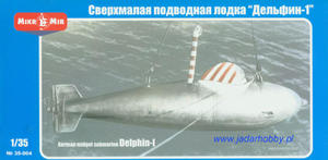 1:35 Mikromir 35-004 German midget submarine DELPHIN-I - 2824112317