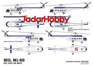 LimaOscar Decals LD72-001 MIL Mi-8S PLL LOT/36SPLT (1/72) - 2824112389