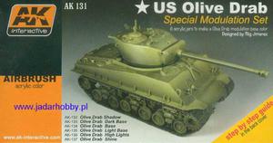 AK Interactive AK131 US Olive Drab Special Modulation Set - 2824112078