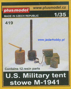 Plus Model 419 U.S. Military tent stowe M-1941 (1:35) - 2824112408