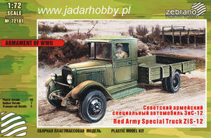 Zebrano 72101 Rosyjska wojskowa specialna ciarwka ZiS-12 (1/72) - 2824112477