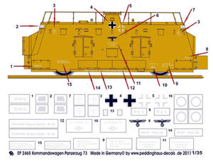 Peddinghaus 2465 1:35 Kommandowagen Panzerzug 73 - 2824112521