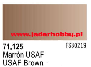 71125 Vallejo Model Air USAF Brown (farba akryl 17ml) - 2824112525