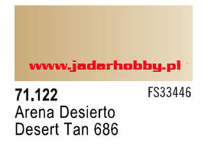 71122 Vallejo Model Air Desert Tan 686 (farba akryl 17ml) - 2824112526