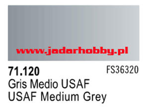 71120 Vallejo Model Air USAF Medium Grey (farba akryl 17ml) - 2824112531