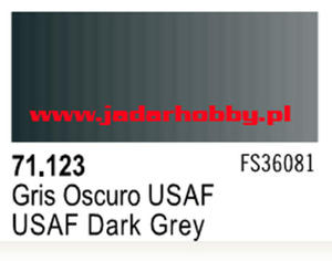 71123 Vallejo Model Air USAF Dark Grey (farba akryl 17ml) - 2824112541