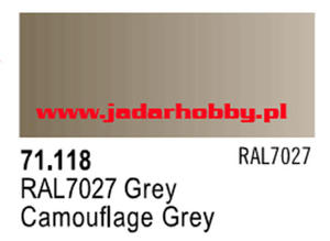 71118 Vallejo Model Air RAL7027 Camouflage Grey (farba akryl 17ml) - 2824112543