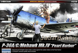 Academy 12238 P-36A/C/Mohawk Mk.IV Pearl Harbour (1/48) - 2824112607