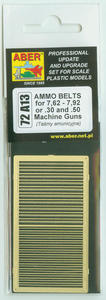 Aber 72A13 Ammo belts for 7.62-7.92 or .30 and .50 MG (1/72) - 2824112618