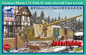 Bronco CB-35067 German 88mm L71 Flak 41 Anti-Aircraft Gun w/Crew (1/35) - 2824112627