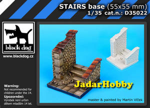 Black Dog D35022 Stairs base (na zamowienie/for order) (1/35) - 2824112717