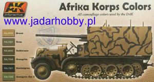 AK Interactive AK550 Afrika Korps Colors (6 x 17ml) - 2824110929