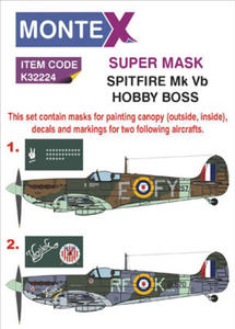 Montex K32224 Spitfire Mk Vb (Hobby Boss) (1/32) - 2824112836