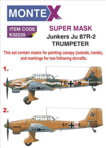 Montex K32235 Junkers Ju 87R-2 (Trumpeter) (1/32) - 2824112839