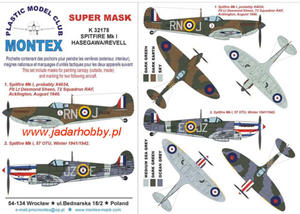 Montex K32178 Spitfire Mk.I (Hasegawa/Revell) (1/32) SUPER MASK - 2824112866