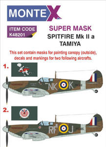 Montex K48201 Spitfire Mk IIa (Tamiya) (1/48) - 2824112879