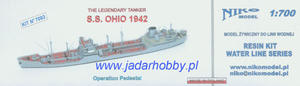 1:700 Niko Model 7083 S.S. OHIO 1942 - 2824112884