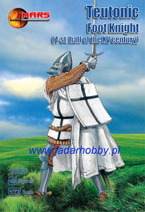 Mars 72057 Teutonic Foot Knight (1-st half of the XV century) (1:72) - 2824113012
