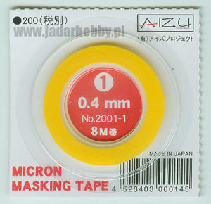 Aizu Project - Micron Masking Tape 0.4mm (2001-1) - 2824113028