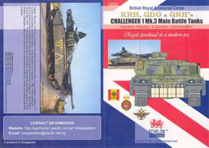 Echelon T35002 British Challenger 1 Mk3s in IFOR and KFOR (na zamowienie/for order) - 2824098529