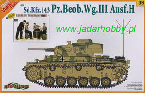 Dragon 9136 Sd.Kfz.143Pz.Beob.Wg.III Ausf.H (1:35) Cyber-Hobby - 2824113106