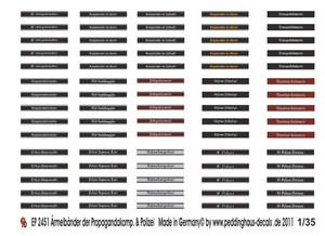 Peddinghaus 2451 1:35 Propagandakompanie & Polizei - opaski mundurowe - 2824113142