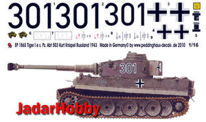 Peddinghaus 1865 1:16 Tiger I s. Pz. Abt 503 Kurt Knispel - 2824113145