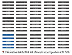 Peddinghaus 2453 1:35 Waffen SS - opaski mundurowe cz.4 - 2824113146