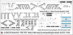 Peddinghaus 2562 1:35 IDF No5 - Merkava 2, Magach 7C i M 113 Zelda - 2824113150