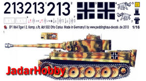 Peddinghaus 1864 1:16 Tiger I s. Pz. Abt 502 Otto Carius - 2824113174