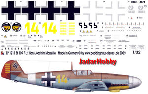 Peddinghaus 1211 1:32 BF 109 F Hans Joachim Marseille - 2824111106