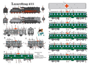 Peddinghaus 2608 1:87 Lazarettzug 655 vol.1 (na zamowienie/for order) - 2824113270