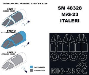 Montex SM48328 1:48 MiG-23 (Italeri) - 2824113318