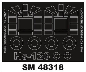 Montex SM48318 1:48 HENSCHEL Hs-126 (ICM) - 2824113322