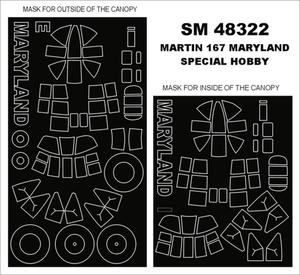 Montex SM48322 1:48 MARTIN 167 MARYLAND (Special Hobby) - 2824113328