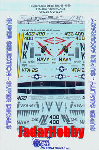 SuperScale 48-1190 F/A-18C Hornet CAGs VFA-25 & VFA-27 (1/48) - 2824112666