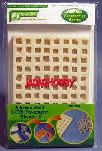 J's Work PPA3004 Silicone Mold For 1:35 Pavement Stone 2 - 2824113395