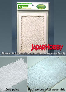 J's Work PPA3042 Silicone Mold For 1:35 Cobblestone Pavement (Small) - 2824113404