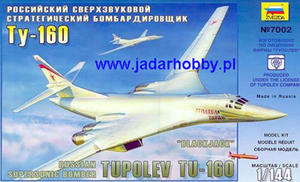 Zvezda 7002 Tupolev TU-160 (1/144) - 2824113010