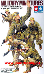 Tamiya 35314 WWII German Africa Corps Infantry Set (1:35) - 2824113438
