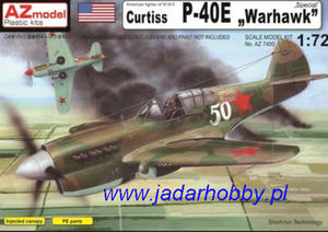 AZ model AZ 7400 Curtiss P-40E Warhawk "Special" (1/72) - 2824113490