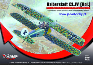 Mirage 481314 Halberstadt CL.IV [Rol.] wersja Rolanda z dugim ogonem (1/48) - 2824113491