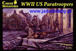 Caesar History 076 WWII US Paratroopers (1/72) - 2824113527