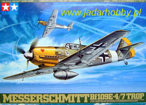 Tamiya 61063 - Messrschmitt Bf-109E-4/7 Trop. (1/48) - 2824113497