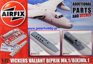 Airfix 65000 Vickers Valiant B(PR)K.Mk.1/B(K)Mk.1-zestaw dodatkowy (1:72) - 2824113549