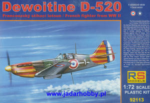 RS Models 92113 Dewoitine D-520 (1/72) - 2824113553