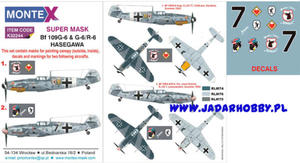 Montex K32244 Bf 109G-6 & G-6/R-6 (Hasegawa) (1/32) SUPER MASK - 2824113568