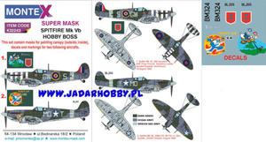 Montex K32243 Spitfire Mk.Vb (Hobby Boss) (1/32) SUPER MASK - 2824113574